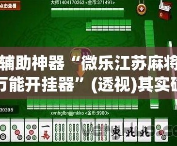 分享实测辅助“微乐卡五星开挂神器下载”开挂辅助脚本+详细开挂安装教程